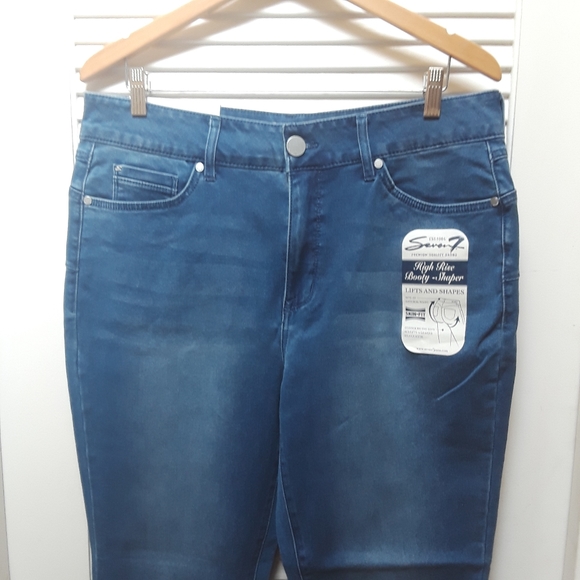 SEVEN 7 Women's Booty-Shaper High Rise Legging Jeans Size 16 MSRP $69 NWT - Picture 2 of 12